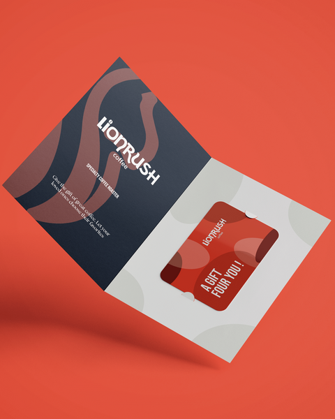 Lionrush Coffee Gift Card