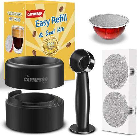 CAPMESSO Reusable Vertuo Pod Refill Kit