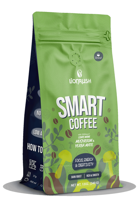 Smart Coffee - Coffee with Yerba Mate and Lion's Mane Mushroom