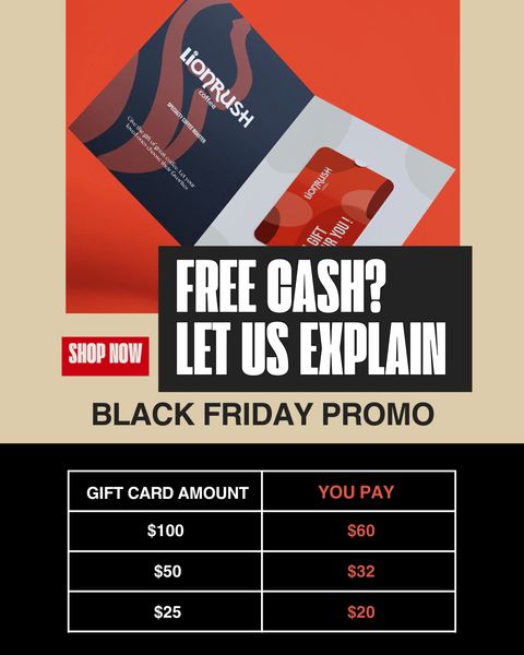 Lionrush Coffee Gift Card