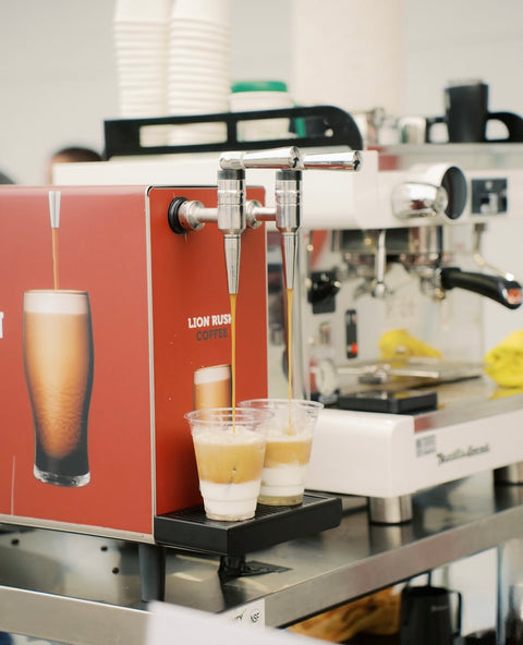 Nitro cold brew and espresso coffee machines 